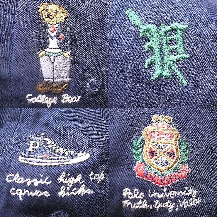 Polo Ralph Lauren Bear 迷彩キャップ テディベア刺繍 Polo Ralph
