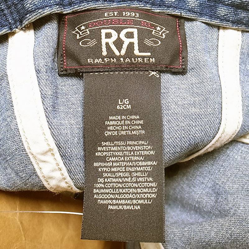 RRL Denim Service Cap ダブルアールエル デニム サービスキャップ