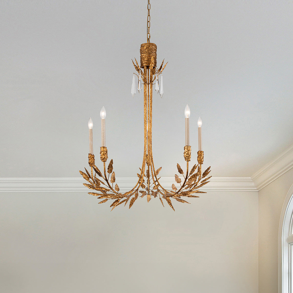 Palm d'Or 5 Light Chandelier – Lucas McKearn