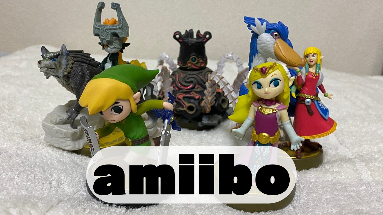 あつ森コラボamiiboフィギア スプラトゥーン・ゼルダ の伝説フィギュア