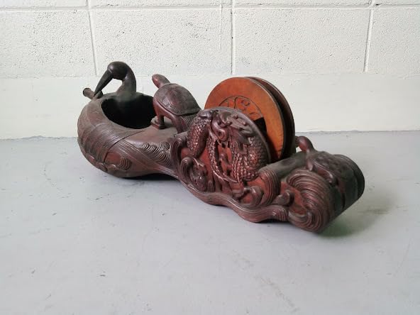 古民具 大工道具 木彫 墨壷 V R4710