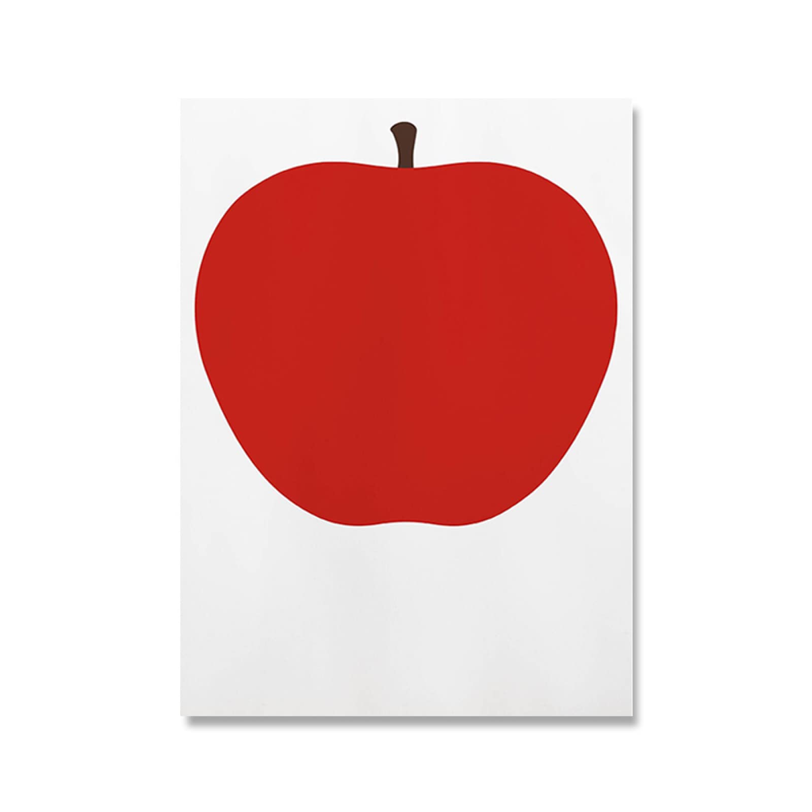 EnzoMari エンツォ・マーリ 赤いリンゴのアート 特大ポスターフレーム