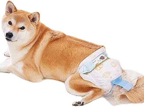 Amazon.co.jp: うんぽパンツ L・30枚 犬 オムツ うんちポケット付き