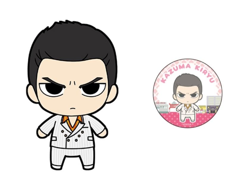 龍が如く 真島吾朗 『0』『極』ぬいぐるみ&缶バッジセット Amazon.co