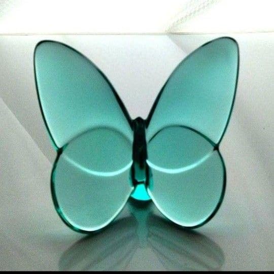 Amazon.co.jp: バカラ ラッキー バタフライ パピヨン 蝶 動物 置物