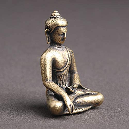 Amazon｜極小仏像 釈迦如来像 真鍮釈迦牟尼仏坐像 銅製仏像 仏教美術品