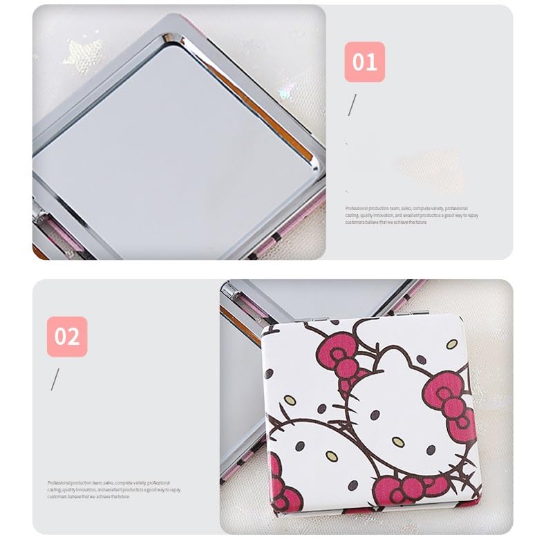 Amazon.co.jp: ハローキティ 化粧鏡 ポータブル折りたたみミラー