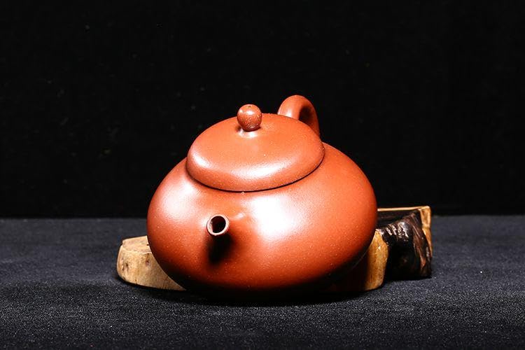 中国茶器 紫砂壺 急須 リスと葡萄 彫刻 茶道具 宜興紫砂 蓋欠けあり