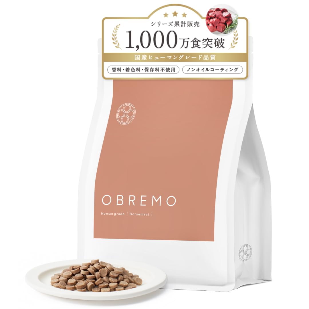 Amazon.co.jp: OBREMO オブレモ ドッグフード 馬肉 全犬種 成犬用