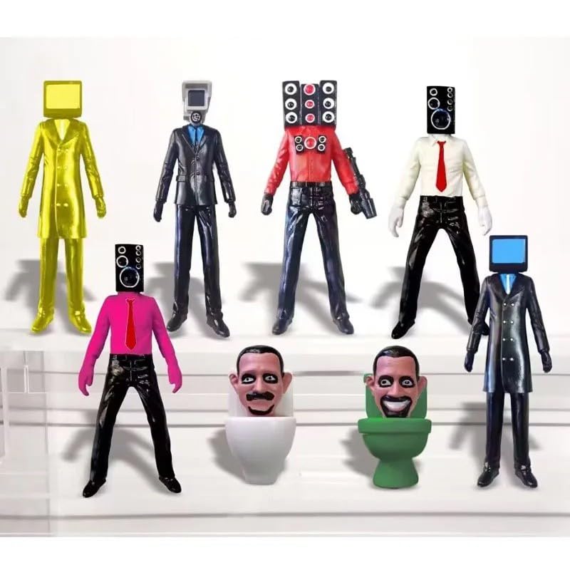 スキビディトイレ フィギュア 4種類セット（公式ライセンス・日本未