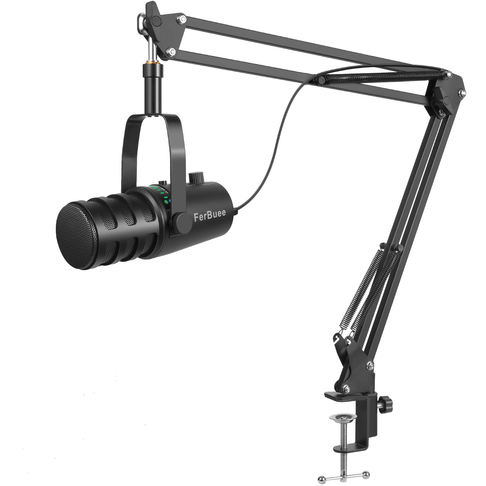 Amazon.co.jp: FerBuee USB XLR ダイナミックマイク パソコンマイク