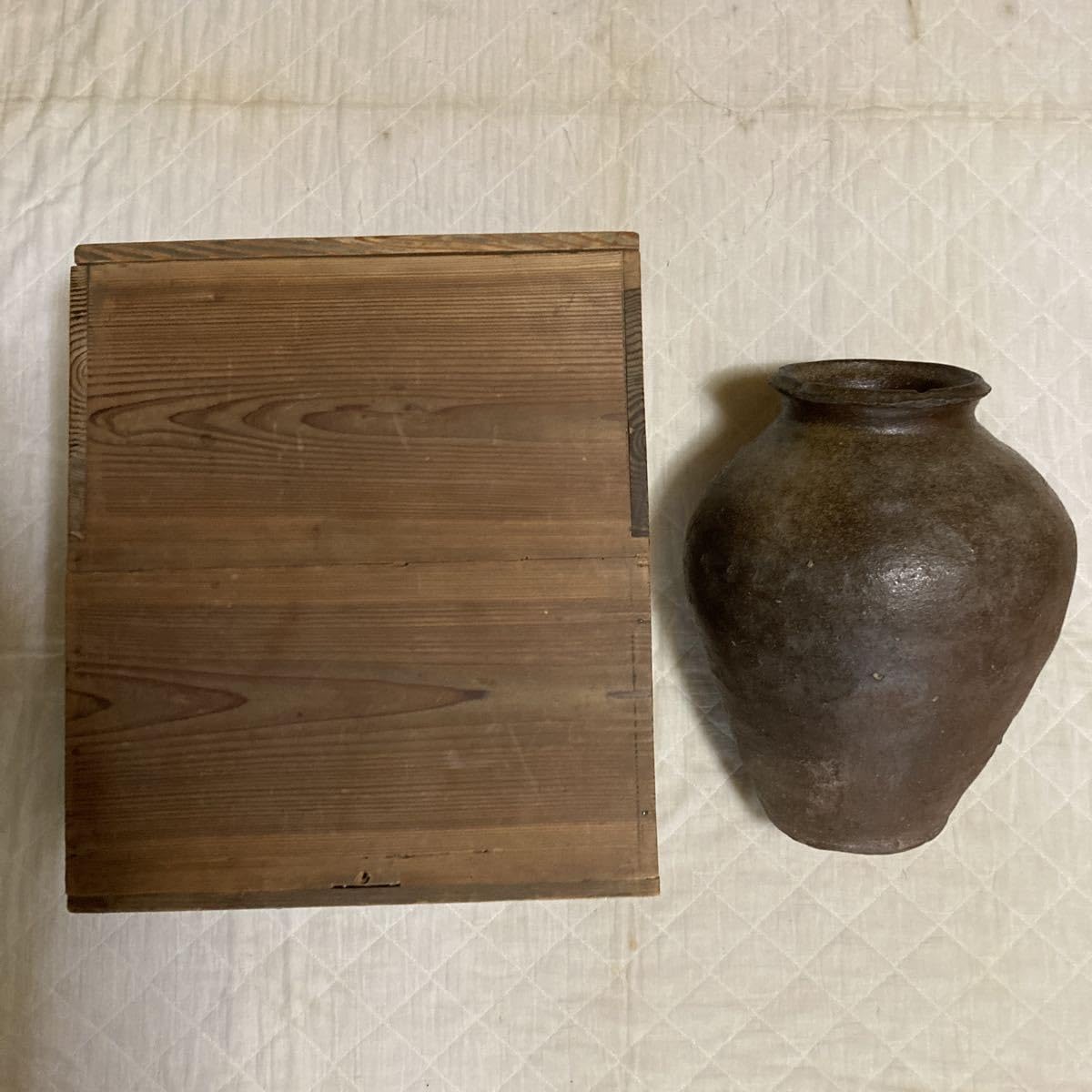 室町時代末期〜安土桃山時代頃稀少砂張古銅製打出18センチ茶道具当時