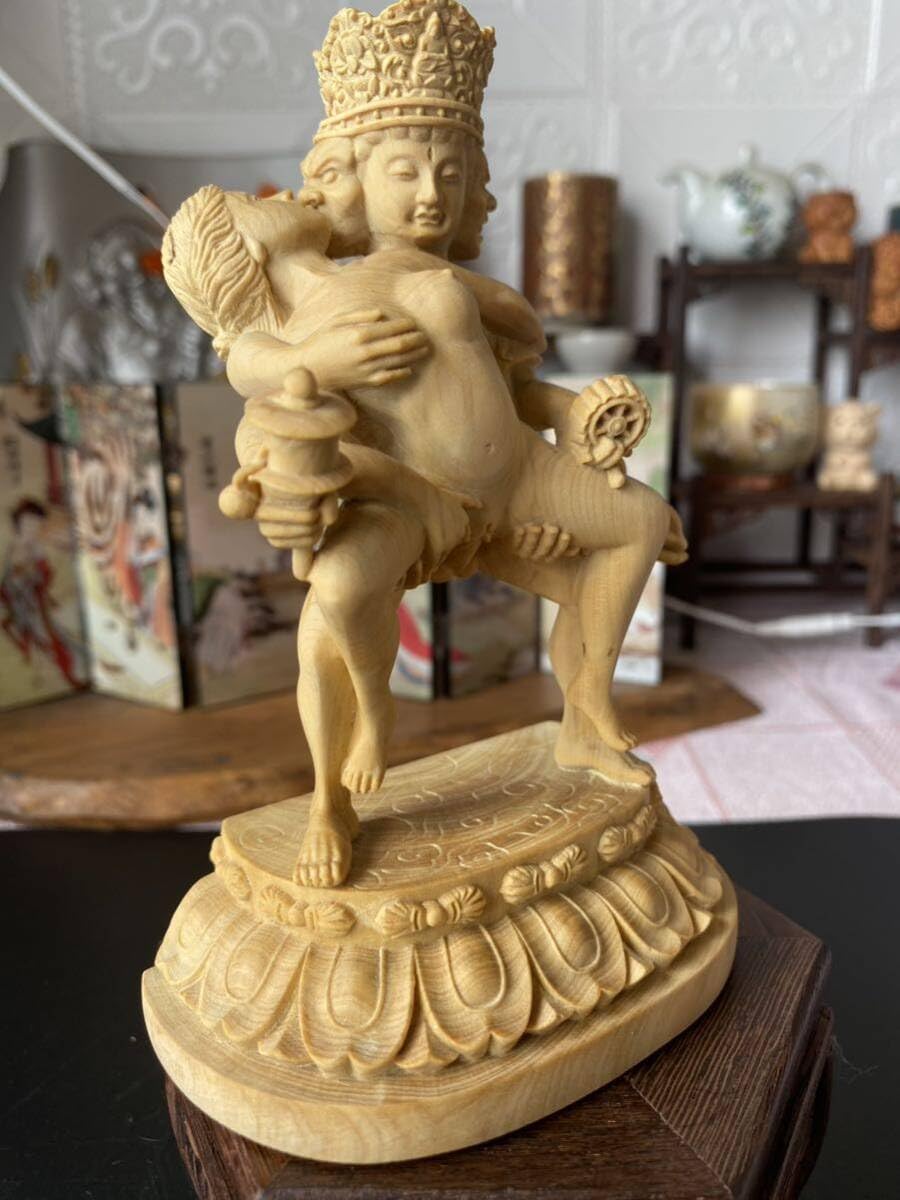 チベット 仏教美術 歓喜仏 ヤブユム 男女両尊 男女合体尊 合体 彫像 実