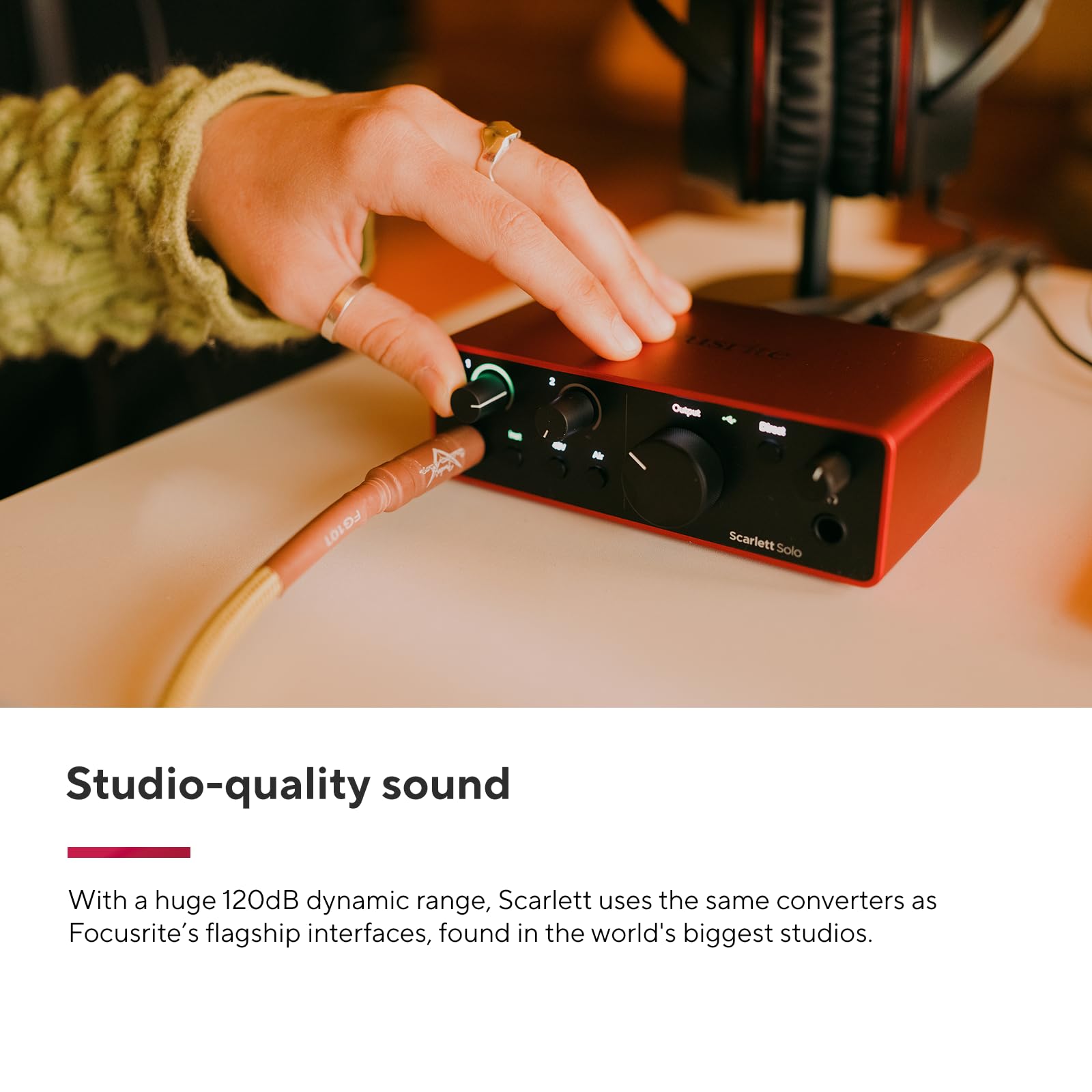 Amazon.co.jp: Focusrite Scarlett Solo Studio 第4世代 USBオーディオ