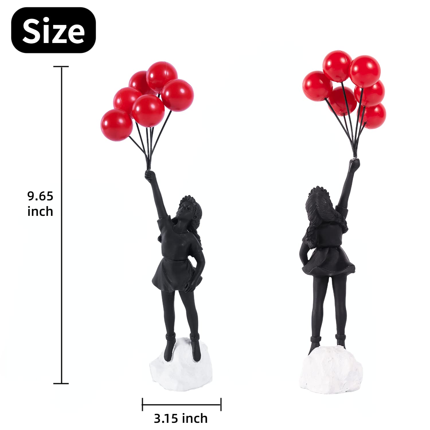 Flying Balloons Girl （Red Balloons Ver.） Flying Balloons Girl