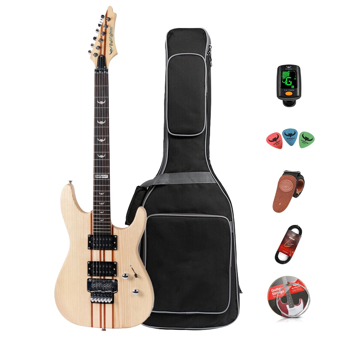 オーダー品 エレキギター パドゥークトップのスルーネック オーダー品