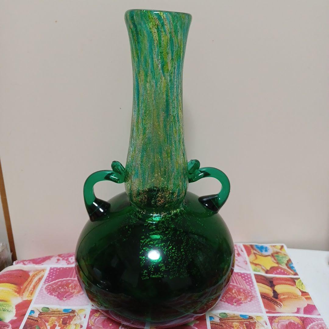 大川薫作 コンポ-ト 花瓶 津軽びいどろ 大川薫工房 【公式通販】