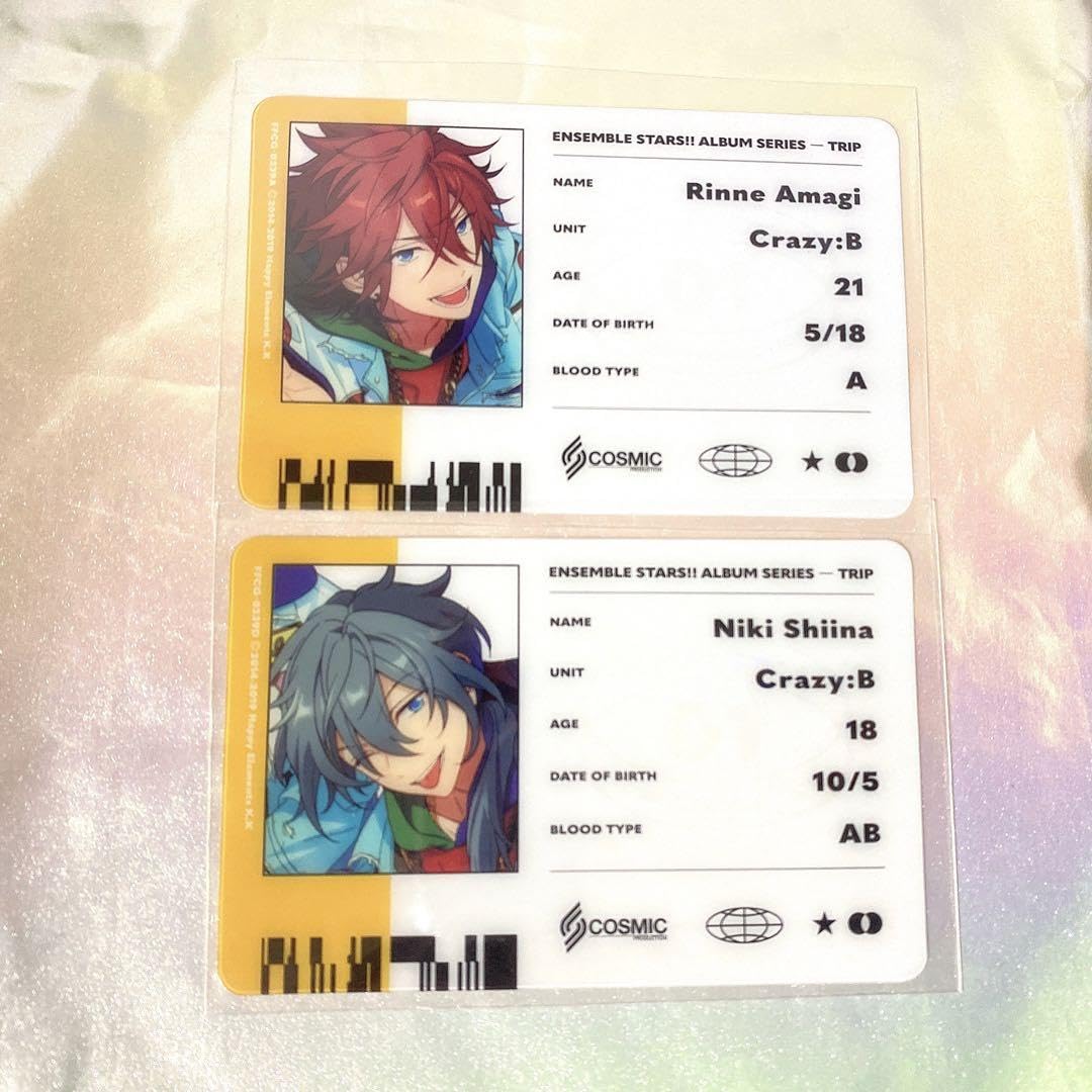 朱桜司 TRIP アルバム特典 スクエア缶バッジ ID風カード 朱桜司 TRIP