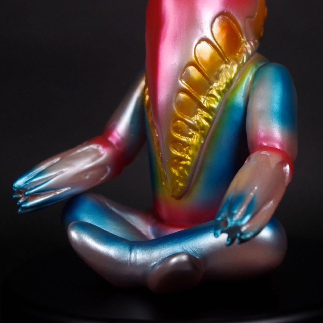 ブルマァク メトロン星人 ちゃぶ台付き 怪獣シリーズ メタリック