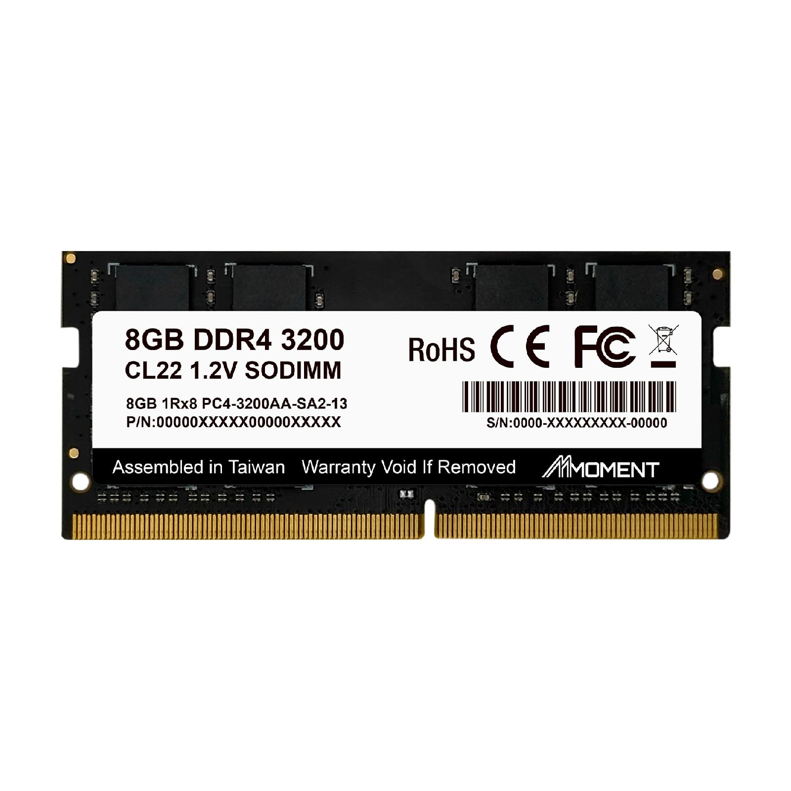 Amazon.co.jp: MMOMENT DDR4 8GB 3200Mhz SODIMM ノートPC用メモリ