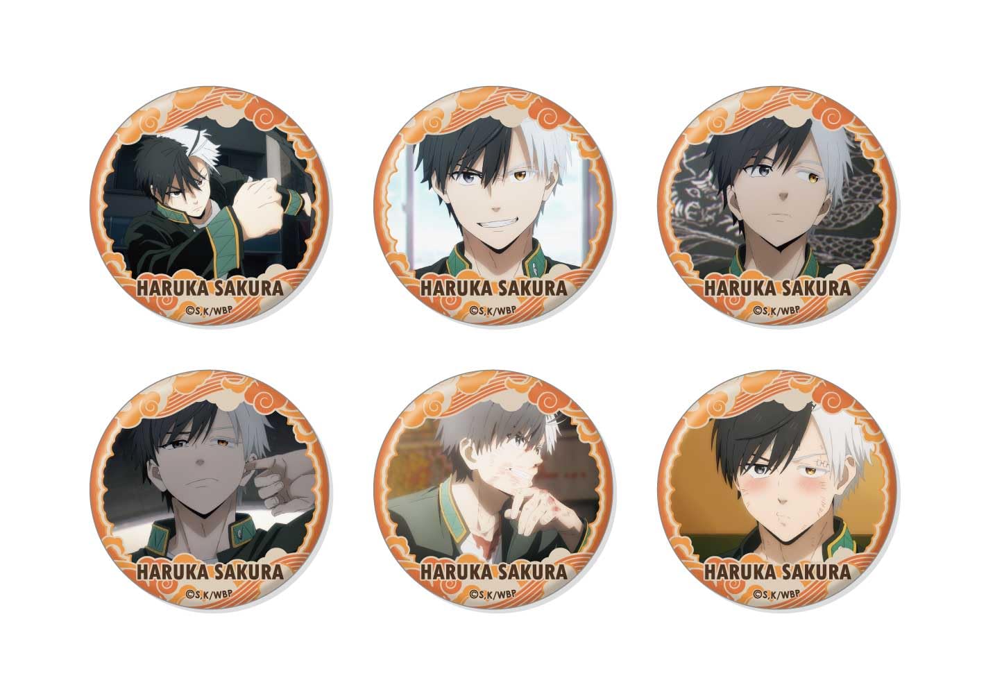 ウィンブレ windbreaker ホログラムマグ缶バッジ 桜遥 10個 ウィンブレ
