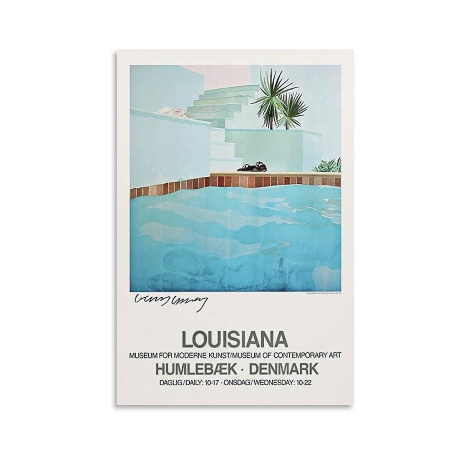 David Hockney｜デイヴィッド・ホックニー展覧会ポスター（A）