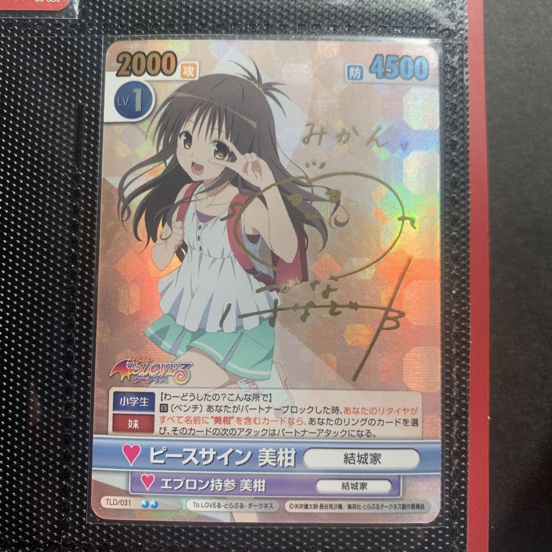 ヴィクトリースパーク ToLOVEる 春菜 サイン ヴィクトリースパーク