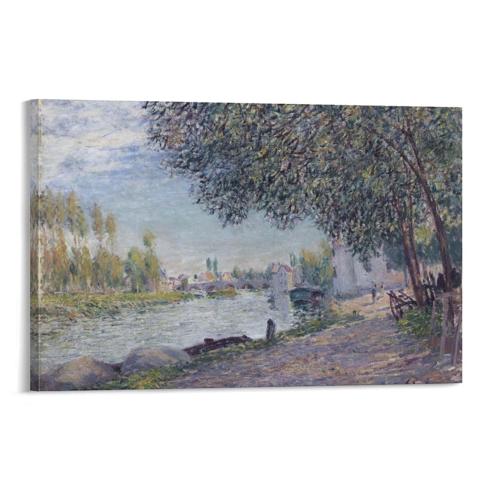 作品詳細 | モレのロワンの河岸 | イメージアーカイブ - DNPアート