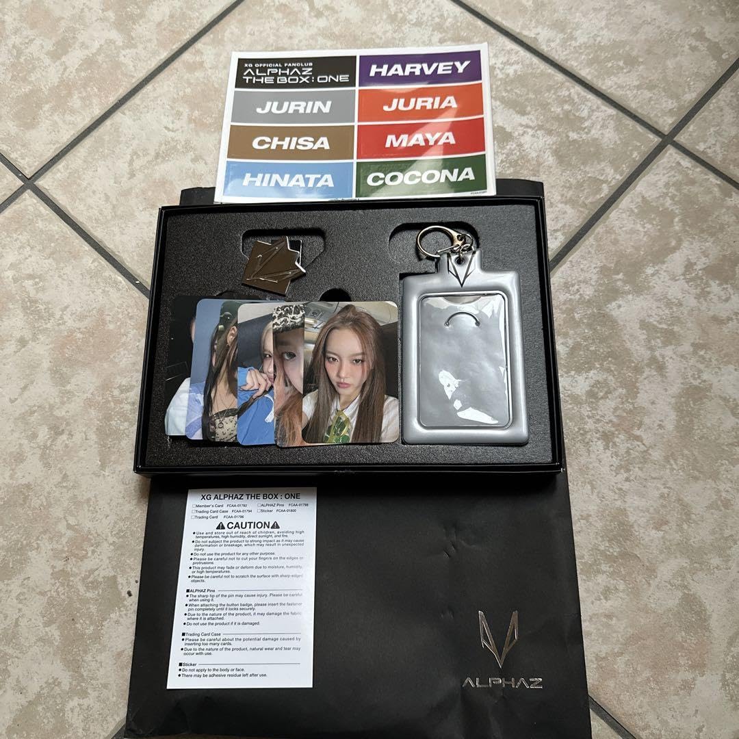 XG ALPHAZ THE BOX「ZERO」 初年度プレミアム会員限定 グッズ XG