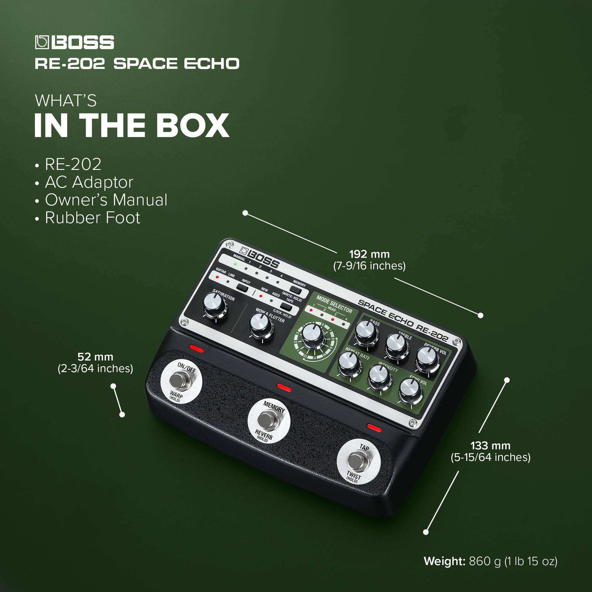 BOSS RE-202 スペースエコー 中古 美品 BOSS RE-202 Space Echo | 中古