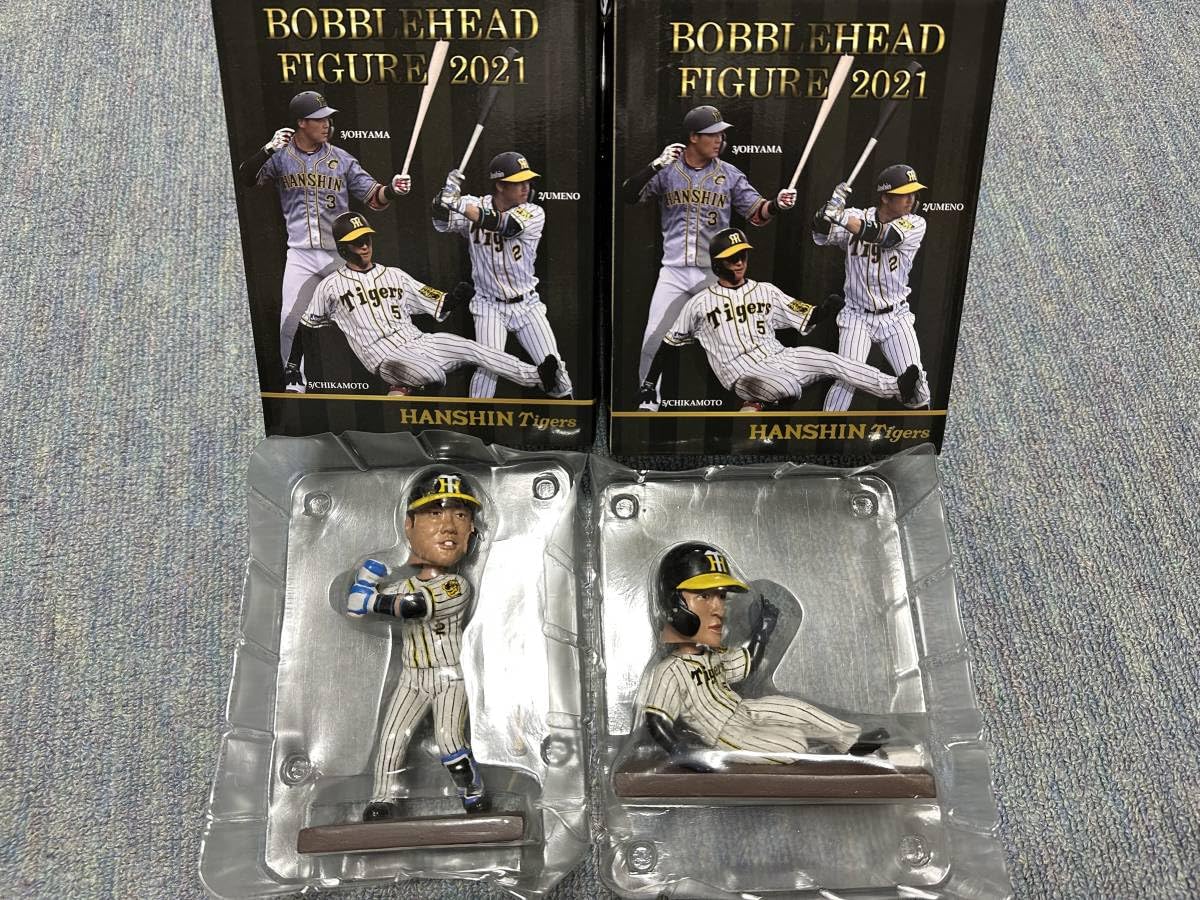 阪神タイガース ボブルヘッド 佐藤 森下 才木 阪神タイガース