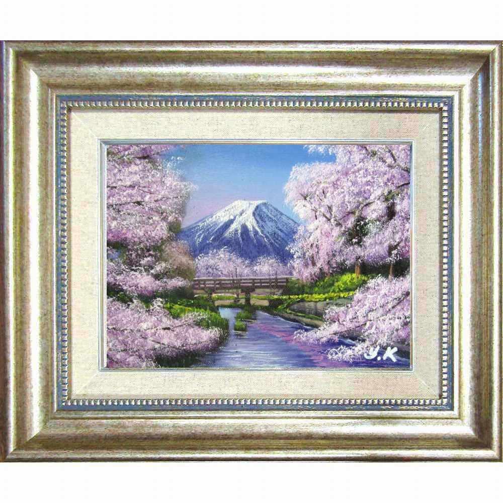 風景画 肉質画【作者不詳】油彩画 絵画 肉筆油絵 作者不詳 風景画 運河