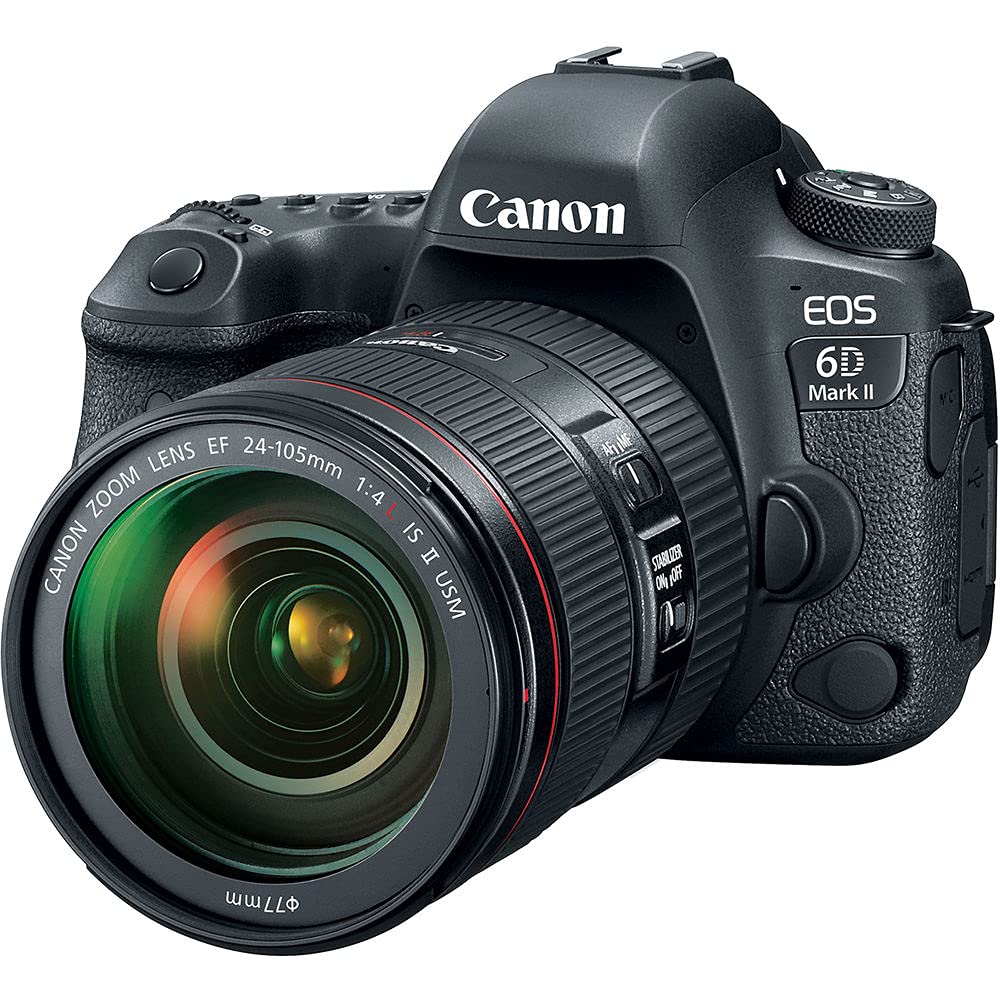 Amazon.com : Canon EOS 6D Mark II DSLR Camera with 24-105mm f/4L