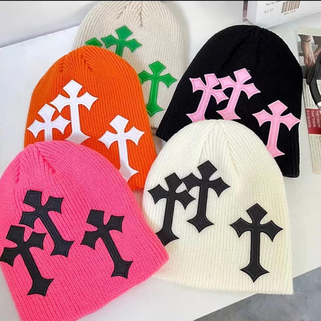 帽子 Y.A.R.N. 3D Cross Handmade Knit hat 71ilREg7oUL._AC_UY1100_.jpg