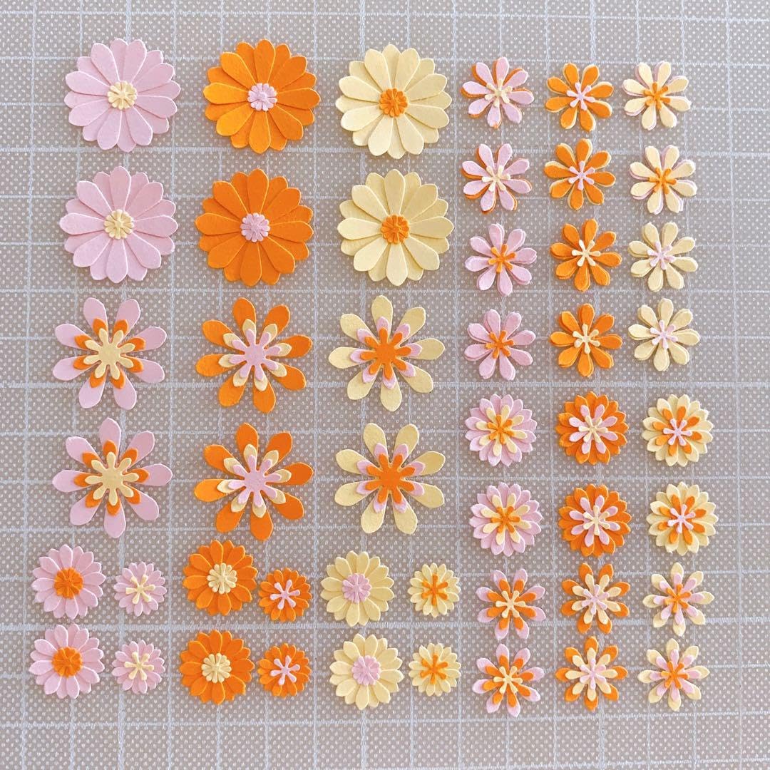 アルバム飾り クラフトパンチ チューリップ オーダー受付中2個