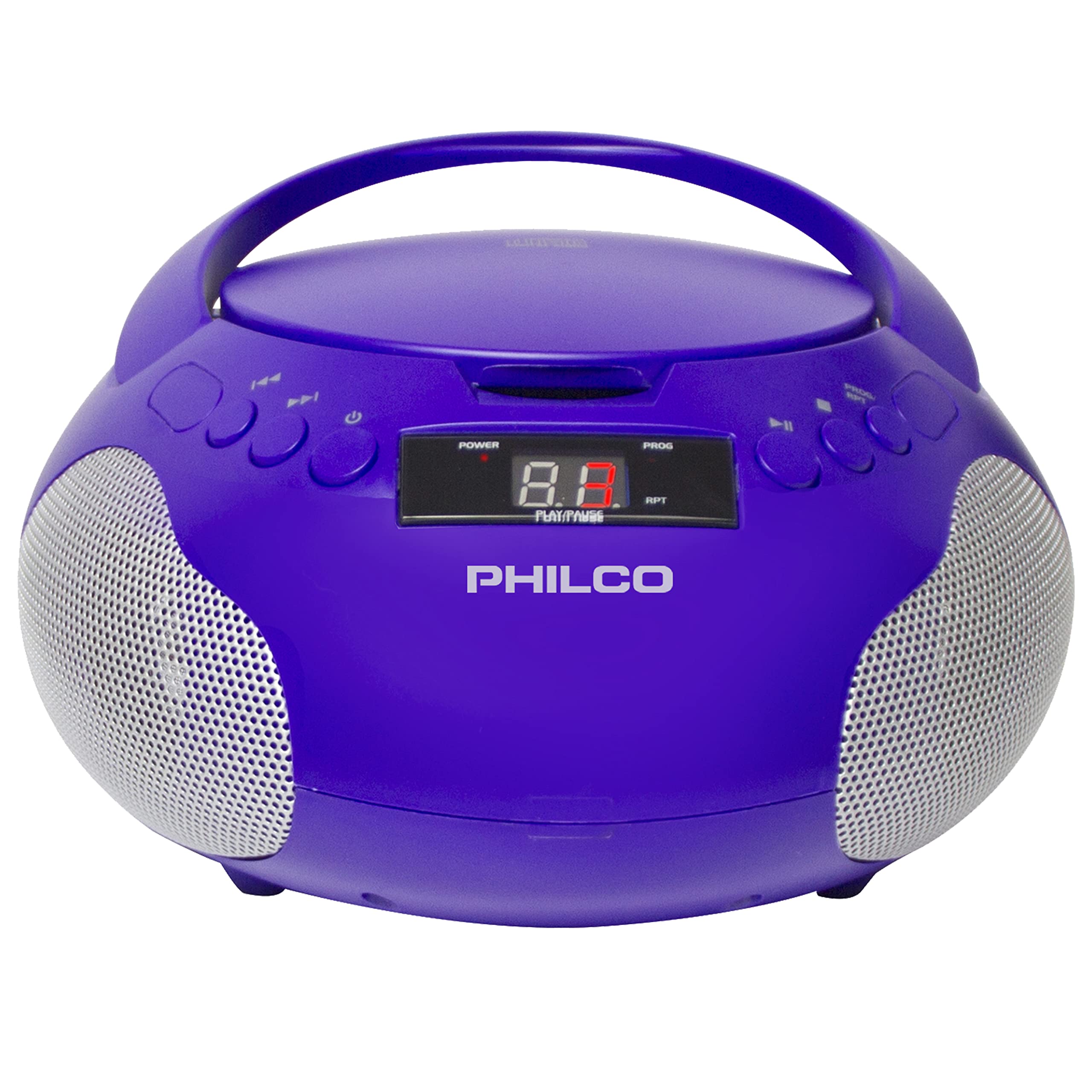 Amazon.co.jp: Philco ポータブルCDプレーヤーブームボックス