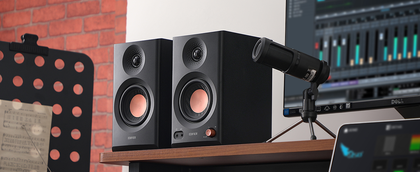 EDIFIER MR3 スピーカーセット ブラックカラー 【公式通販】