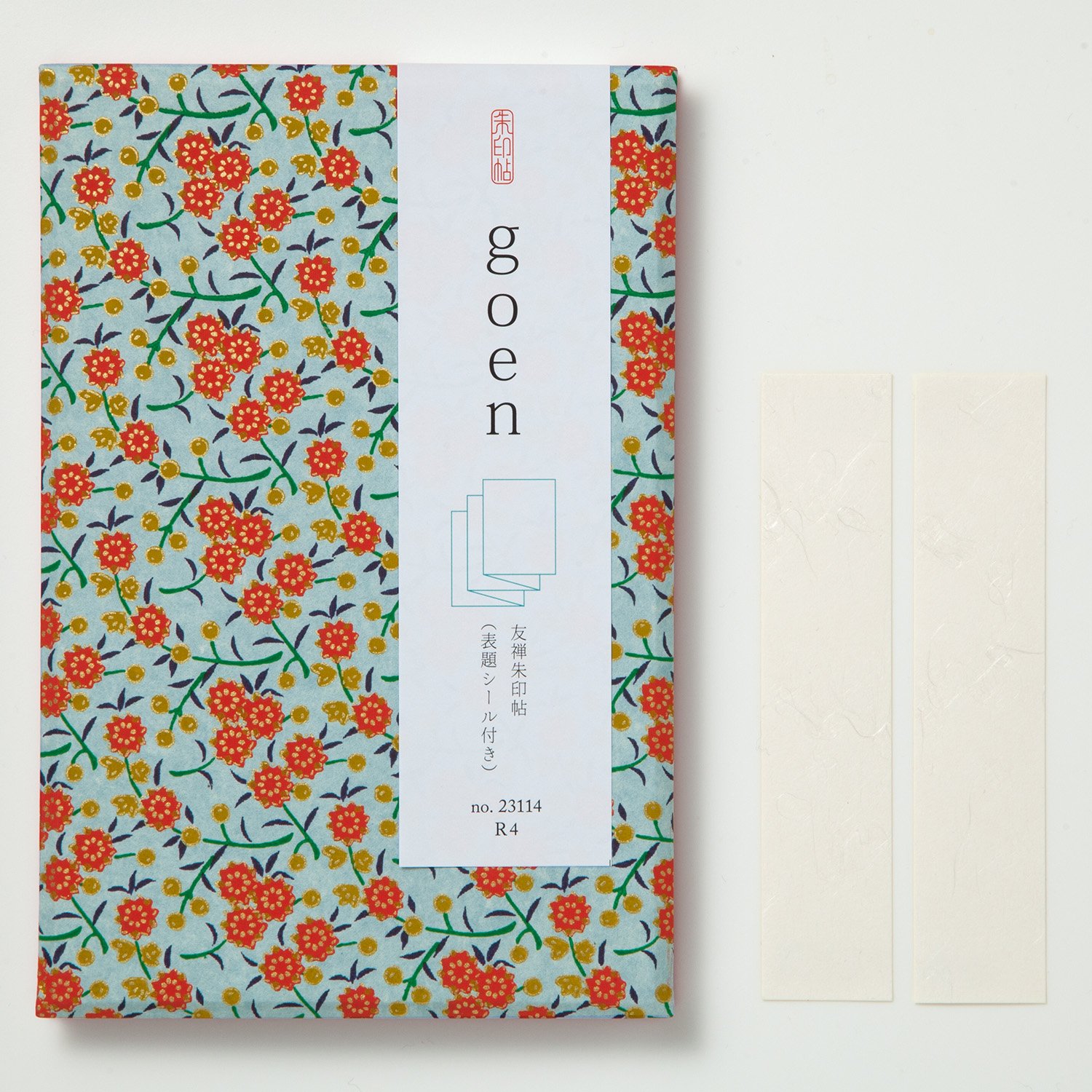 色:レッド4尚雅堂 友禅 御朱印帳 goen レッド R-4