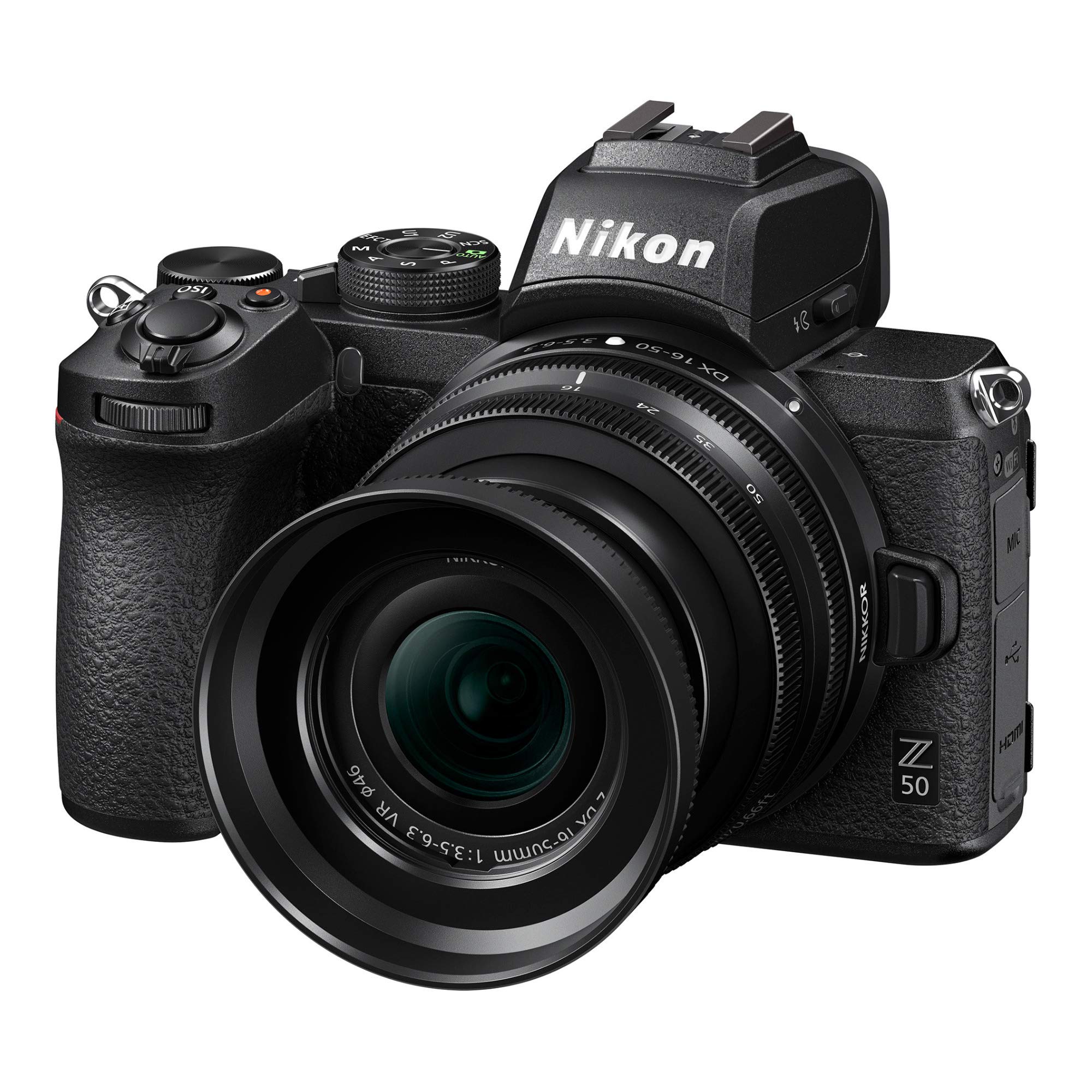 Amazon | Nikon - Z50 Mirrorless 4K Video Camera with NIKKOR Z DX
