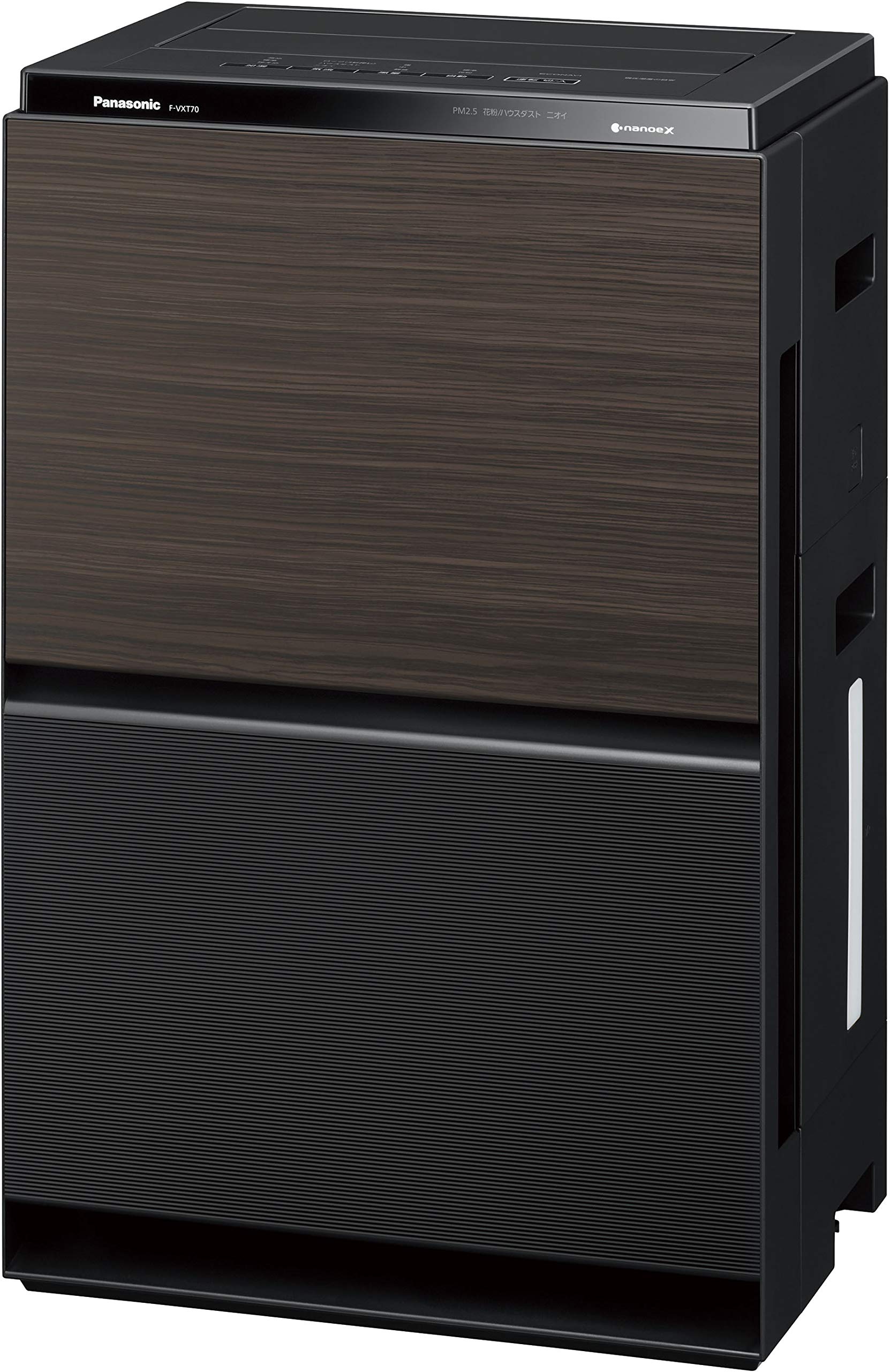 Panasonic 加湿空気清浄機 2021年製 木目調 ナノイーX
