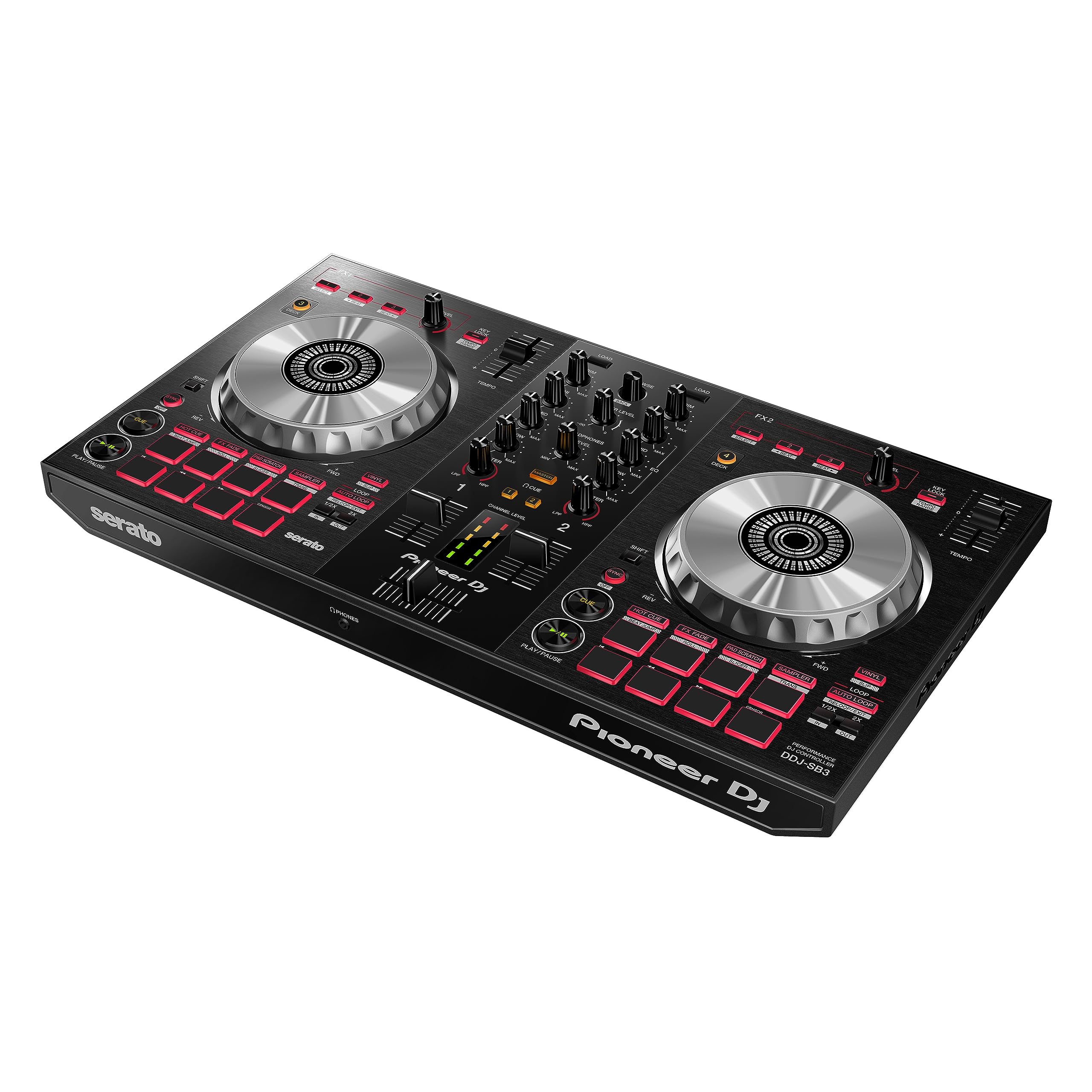Pioneer DJ DJ Controller, Black, (DDJSB3) : Amazon.co.uk: Musical