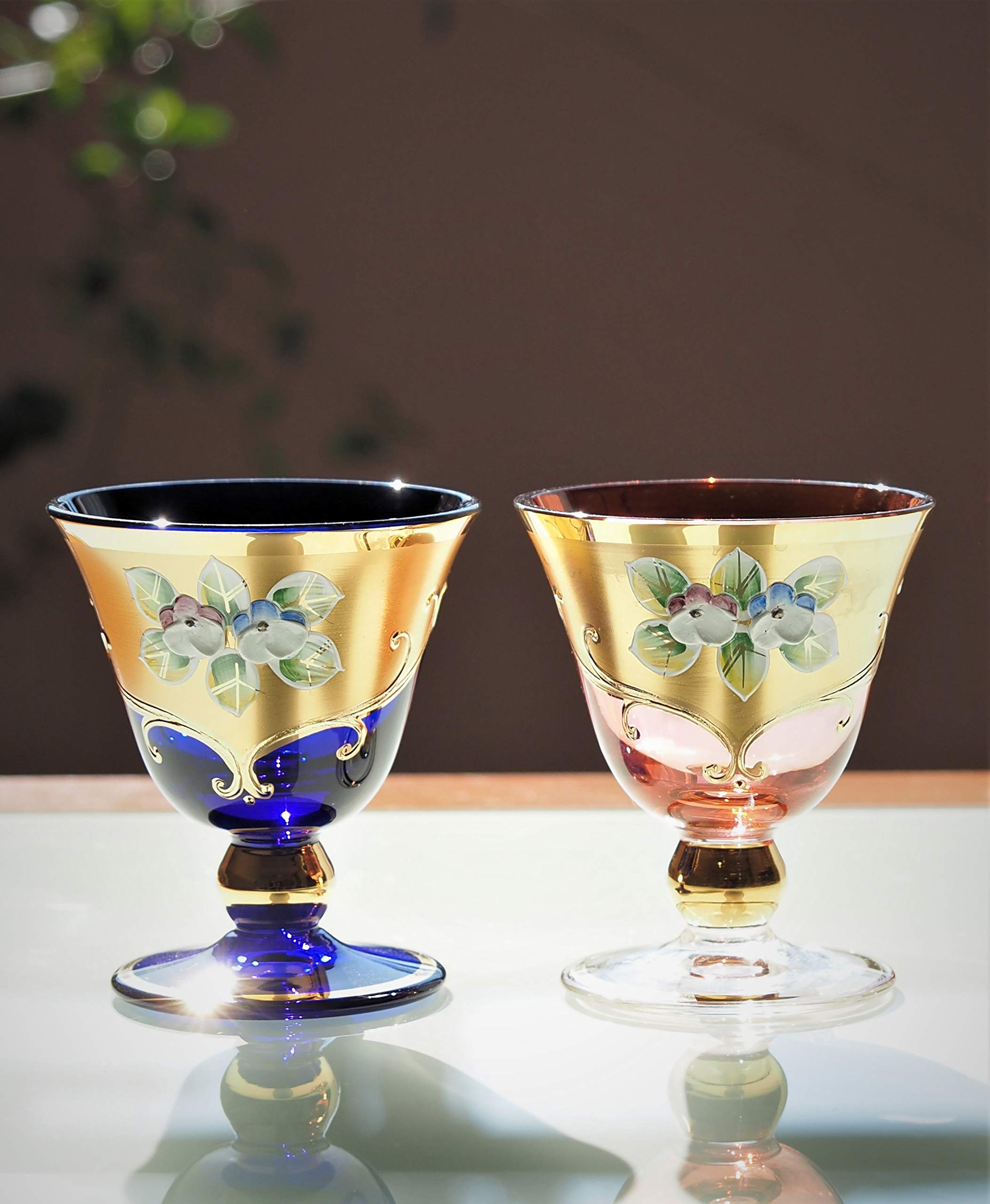 ボヘミアングラス ボヘミア エーゲルマン 「ハイエナメル」 花瓶