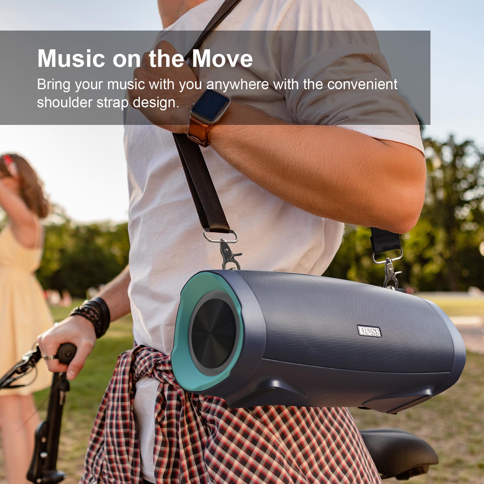 Amazon.co.jp: DOSS Extreme Boom Pro D100 Bluetoothスピーカー 70W