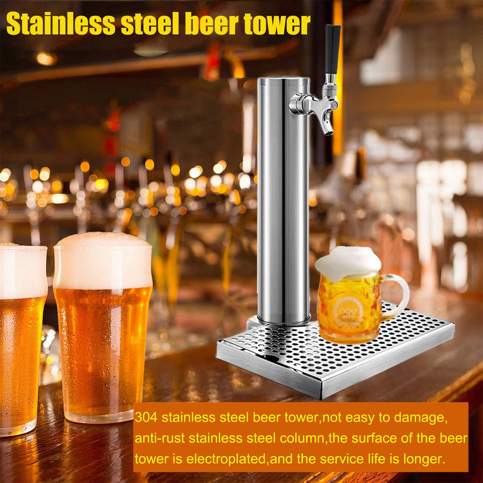 業務用 ビールサーバー ドラフトタワー 購入 生ビールタワー ゴールド