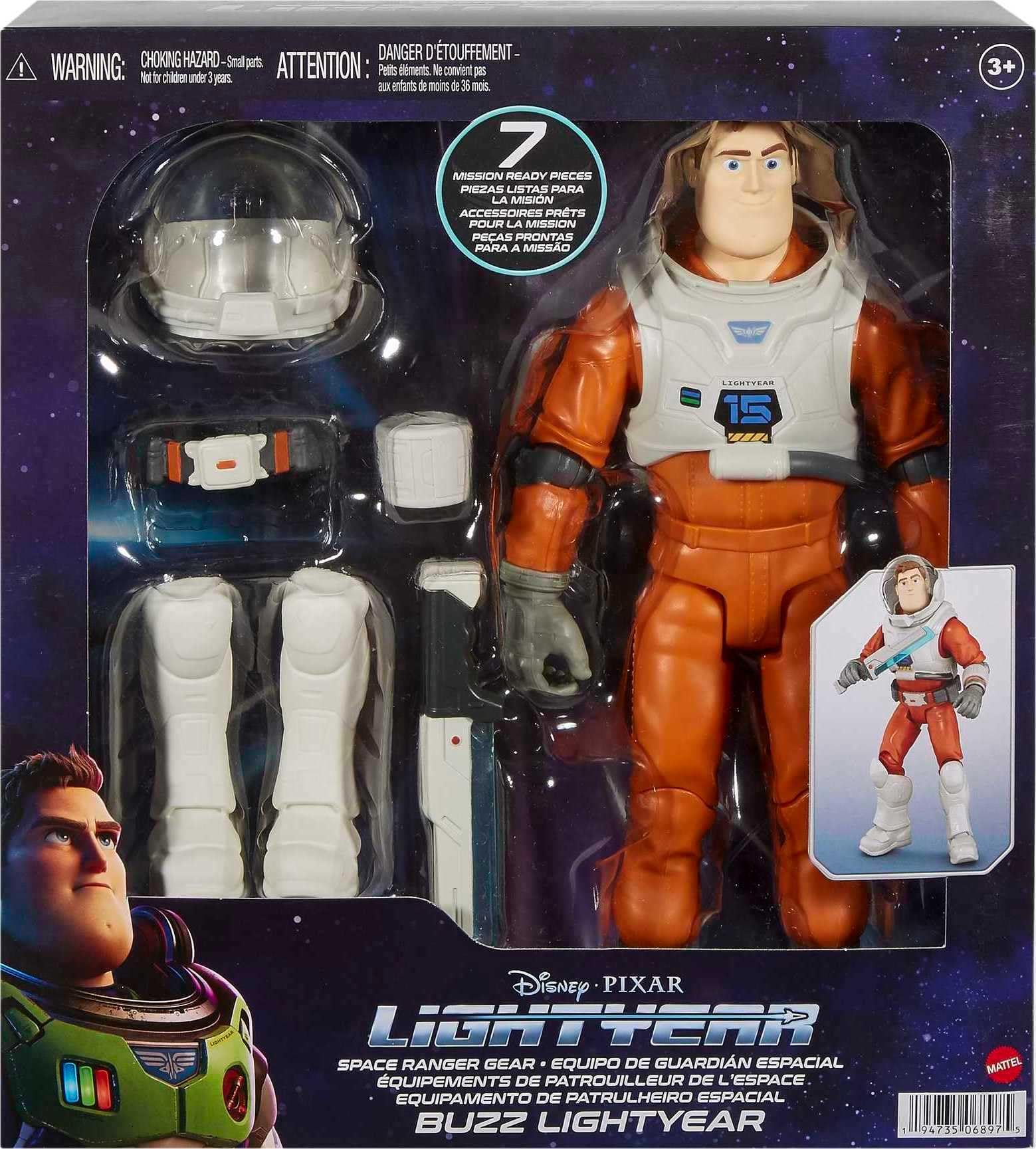 Amazon.com: Mattel Disney and Pixar Lightyear Buzz Lightyear