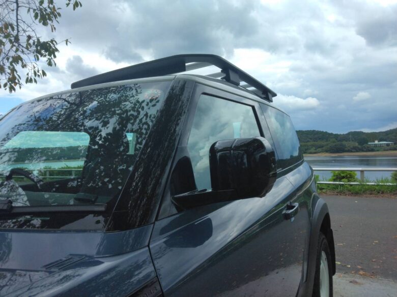 ぽんちゃん様用出品:ルーフラック荷物2台分付き、ディフェンダー110