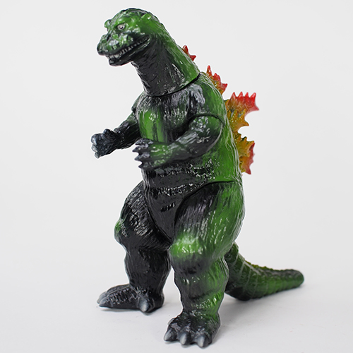 赤目天使 ゴジラ ソフトビニールフィギュア 車両付き ソフビ 赤目天使