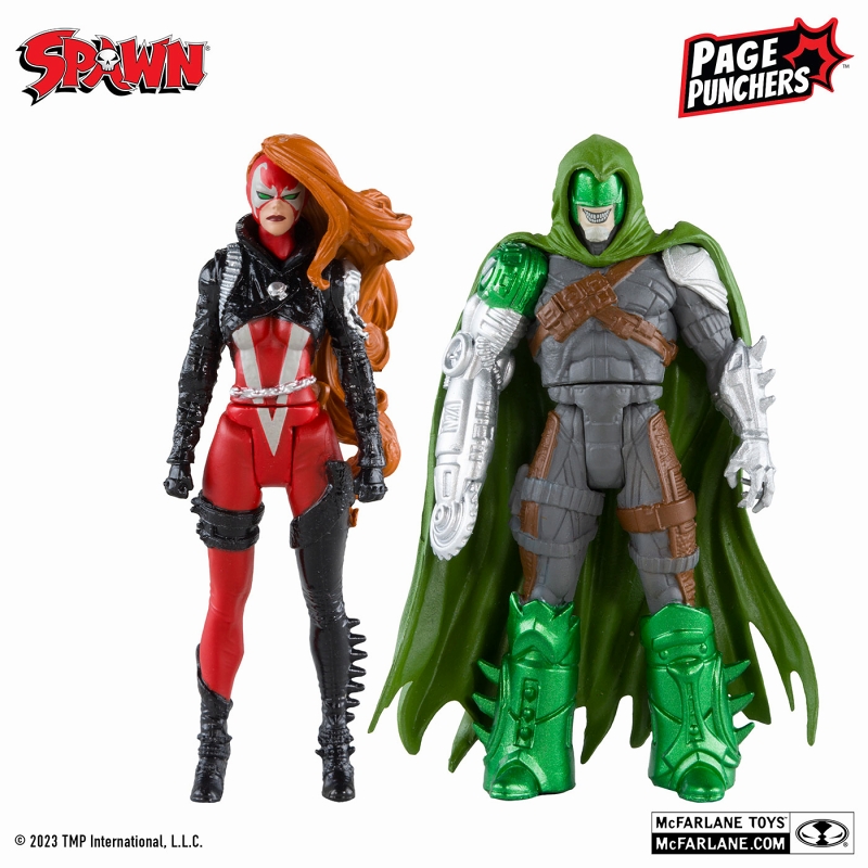 ページパンチャーズ/ SPAWN: カース＆シースポーン 3インチ フィギュア 2PK