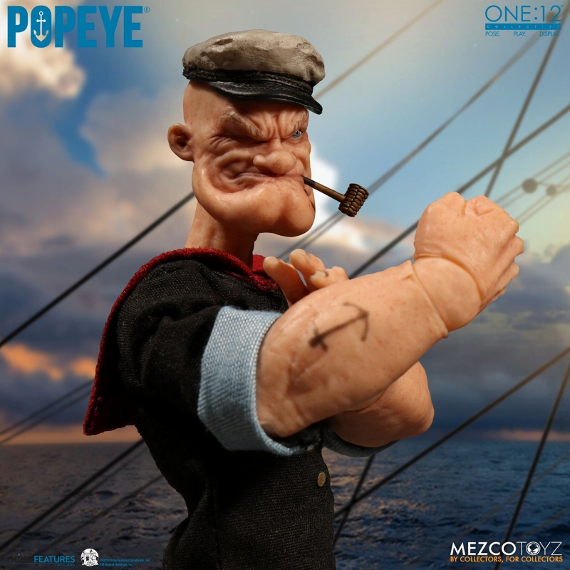 再生産】ワン12コレクティブ/ POPEYE: ポパイ 1/12 アクションフィギュア