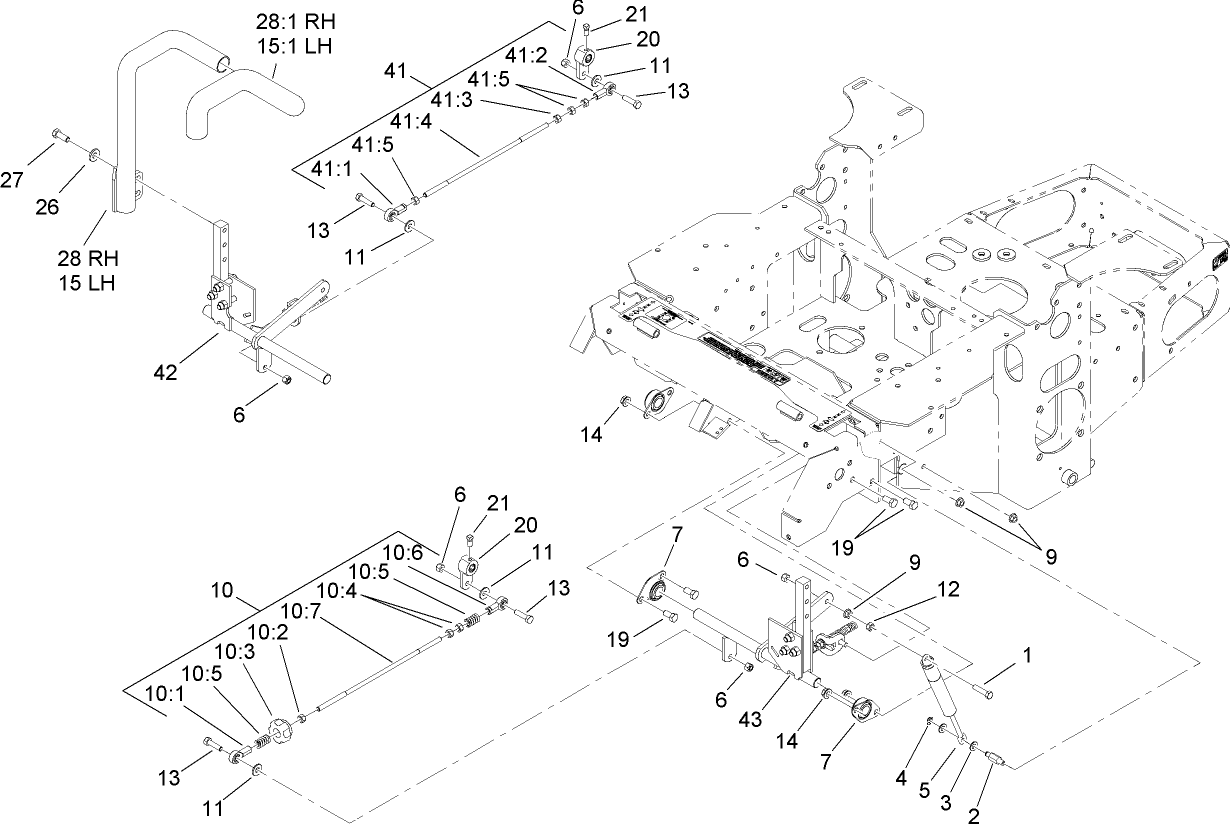 Parts – Z400 Z Master, With 48in 7-Gauge Side Discharge Mower | Toro